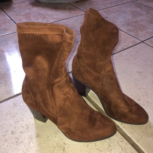 Forever 21 Shoes - Brown sock boots size 7 Forever 21 Shoes - Brown sock boots size 7